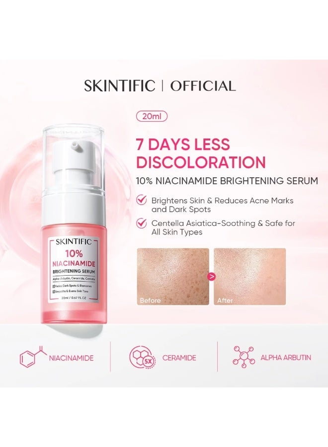 سكينتفيك مجموعة سكينتيفيك للتفتيح والاشراقة بالنياسيناميد (جل + سيروم) - Image 3